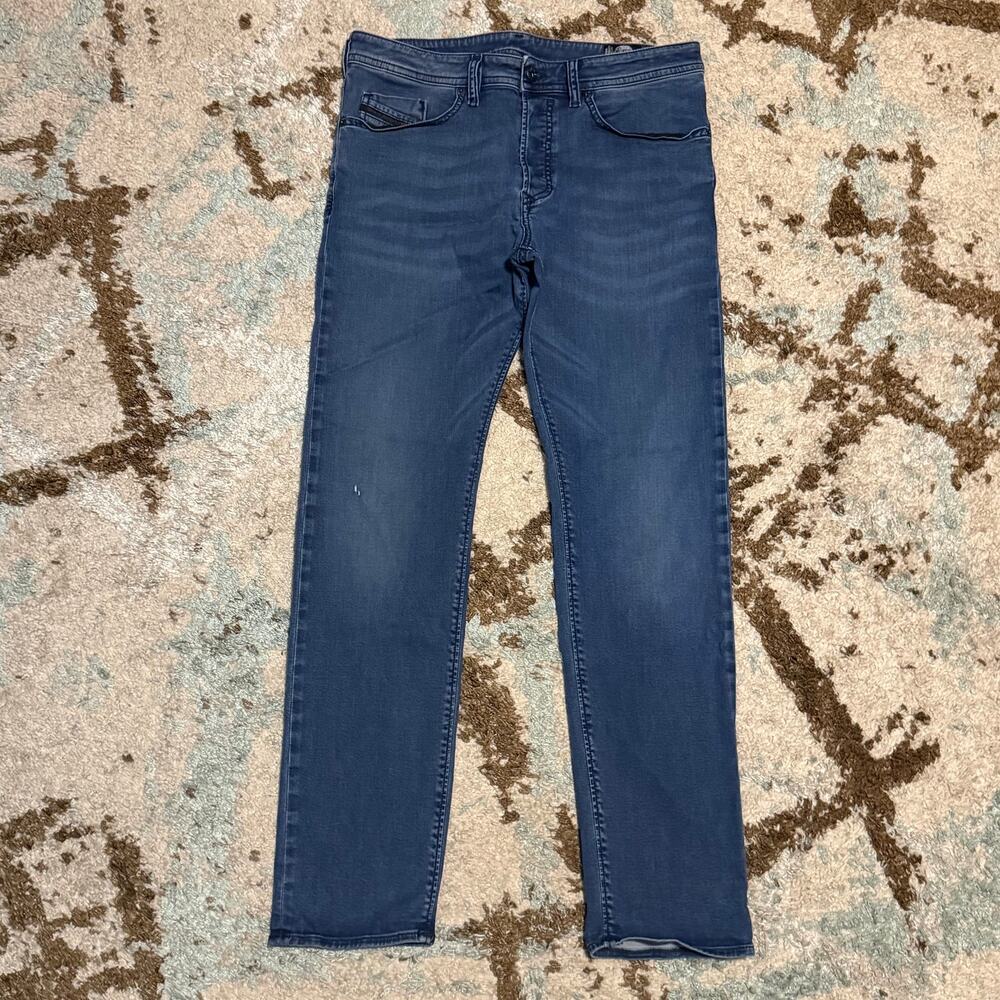 Diesel Mens Buster Regular Slim Tapered Jeans Size 32x30